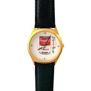 Campbell Tomato Soup Can Wrist Watch Collectible Pop Art Gift